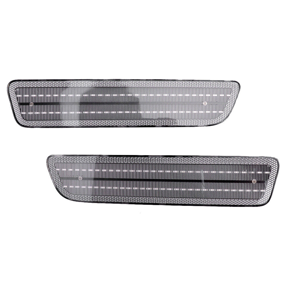 Qty 2 Clear Rear Bumper LED Side Marker Blinker Light Fit 2005-2009 for Ford for Mustang