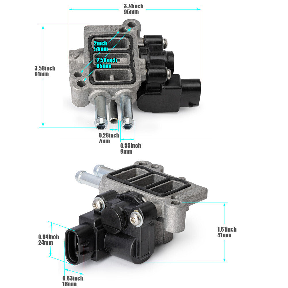 Idle air control valve 36460-PAA-L21 is suitable for Honda ACCORD 1998-2002, 1999, 2000, and 2001.