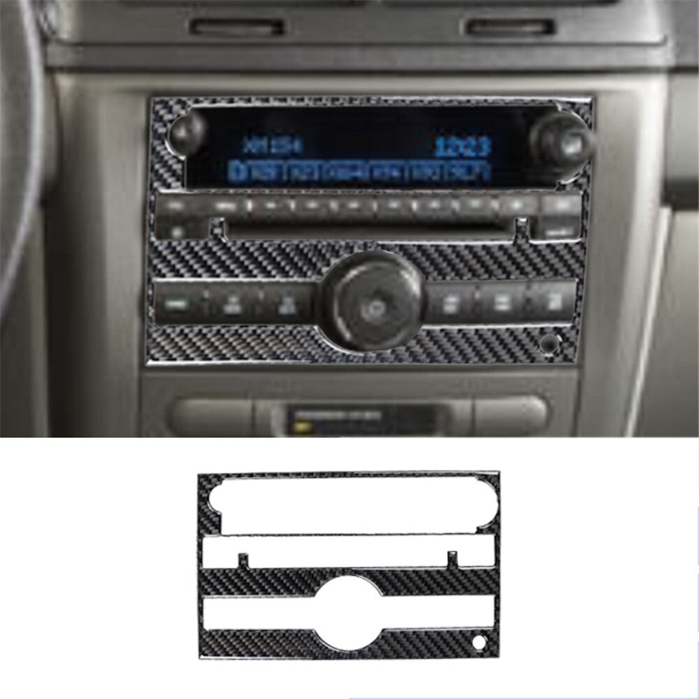 Carbon Fiber CD Player Panel Trim Cover for Chevrolet COBALT 2005-2010 Type-B