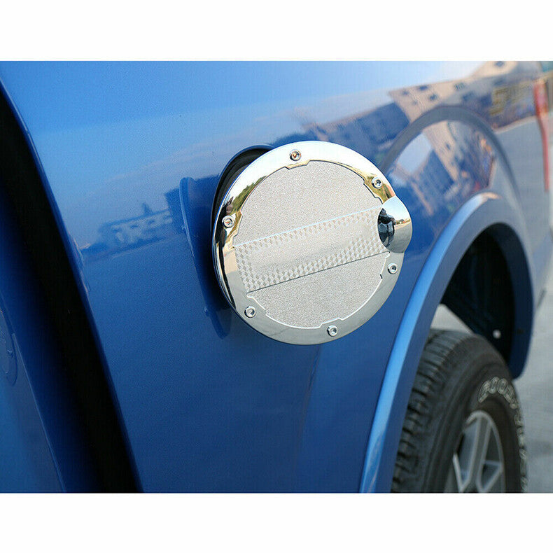for Ford F150 F-150 2015-2020 Chrome Car Door Fuel Tank Gas Cap Cover Trim Decor