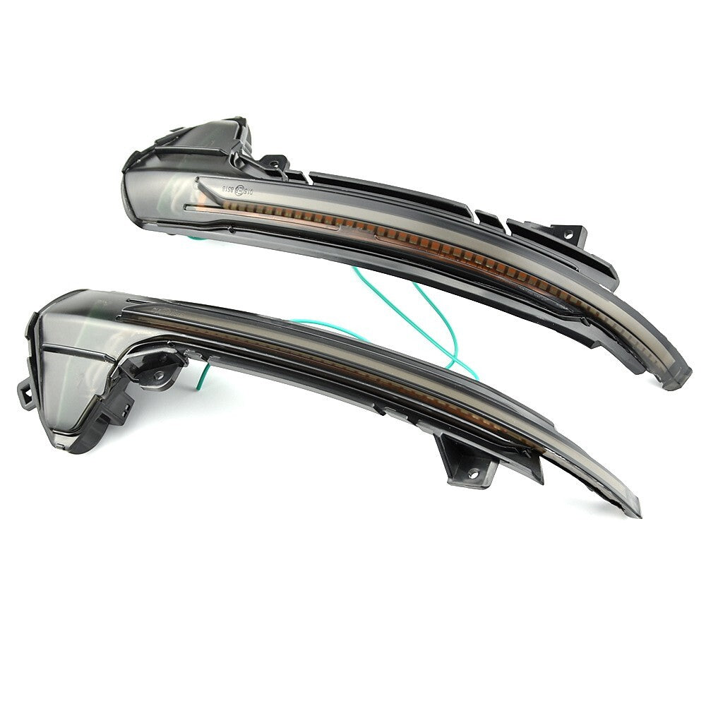 2pcs Dynamic LED Turn Signal Lamp Wing Side Mirror Light for Audi A6 C7 4G S6