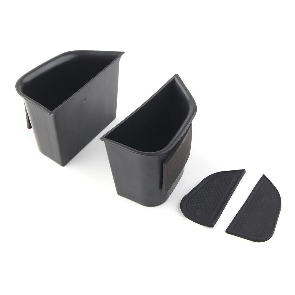 2 Pcs Car Front Door Handle Armrest Storage Box Fits for Alfa Romeo Giulia 2017-2019
