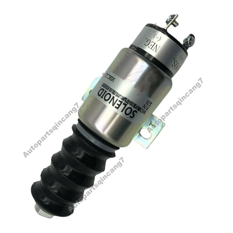 12V Stop Solenoid 1700-2563 1753-12E6U2B2S1 for Replace Woodward