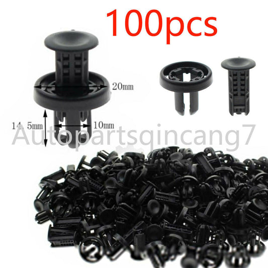 100x for Honda for Acura Bumper Wheel Clips Retainer Fastener Screws 91505-TM8-003
