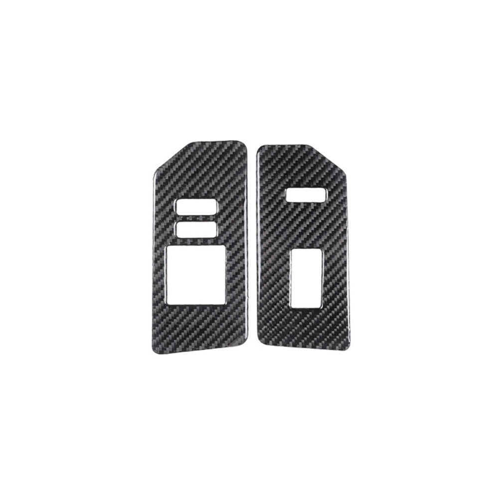 Window Lift Button Panel Trim TypeB Carbon Fiber for Toyota FJ Curiser 2007-2021