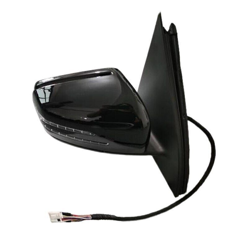 for Mercedes Benz W166 ML166 ML300 12-15 Pair Black Rear View Mirror Assembly