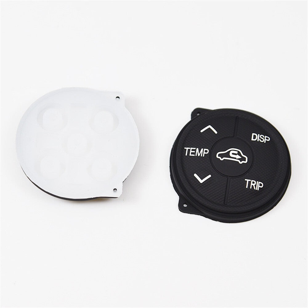 2x Steering Wheel Control Rubber Button Cushion for Toyota Prius/Prius C 2011-14