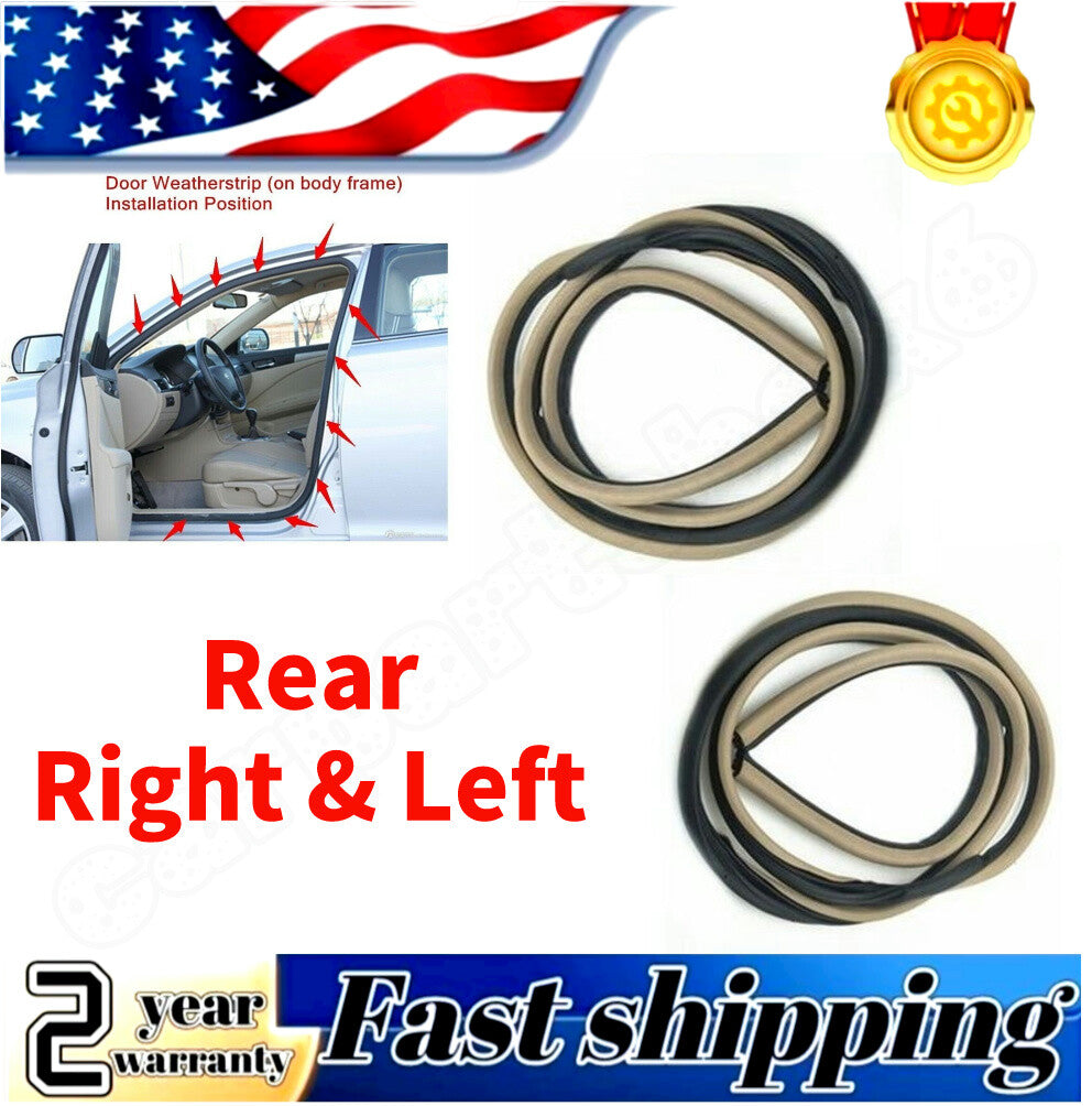 Rear RL door rubber Weatherstrip body seal for Honda Accord sedans 2008-2012