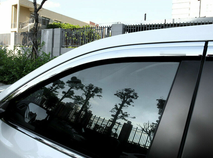 for Nissan Rogue X-Trail 14-2020 Chrome Window Vent Visor Shade Sun Rain Guard6