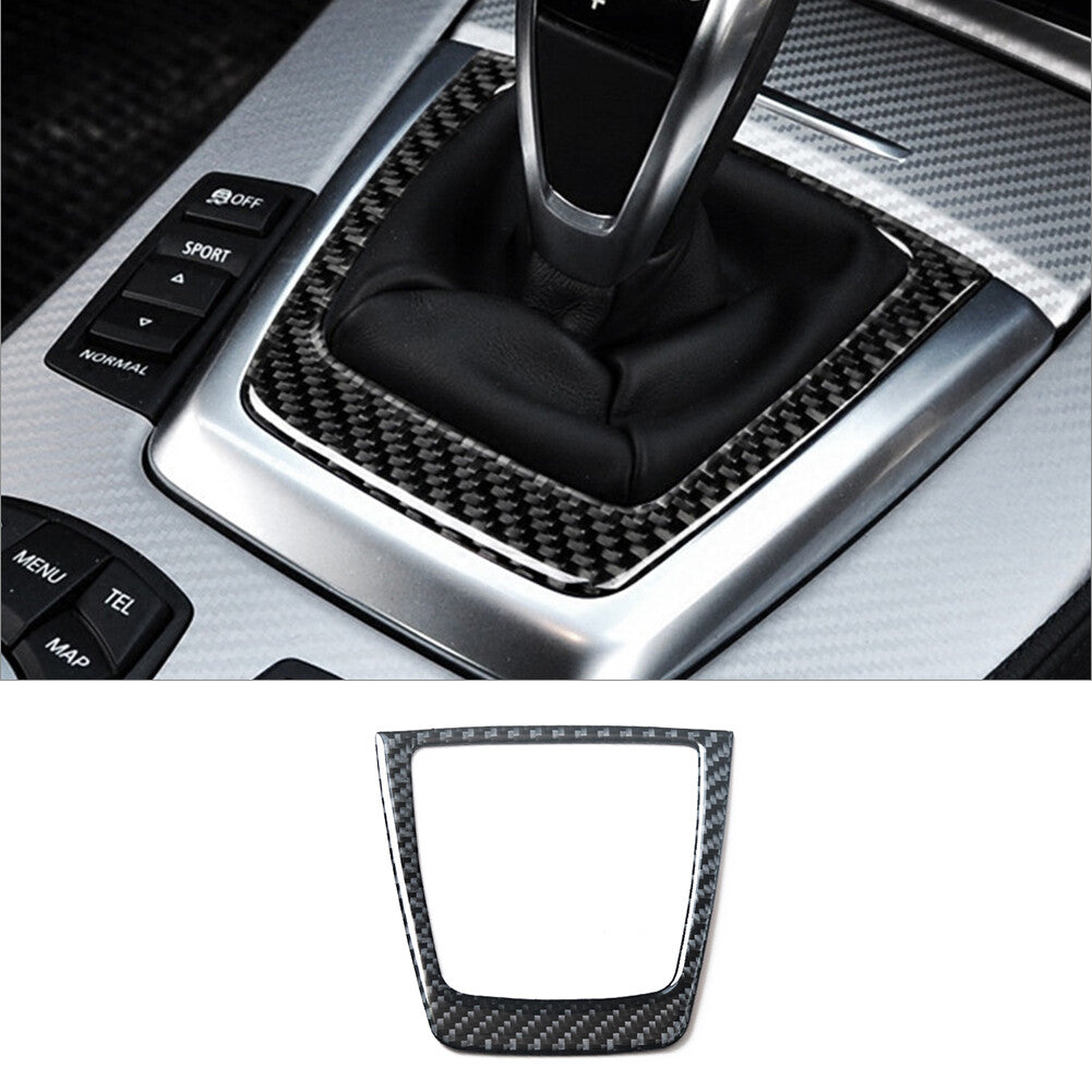 for BMW Z4 E89 2009-2016 Carbon Fiber Interior Automatic Gear Shift Cover Trim