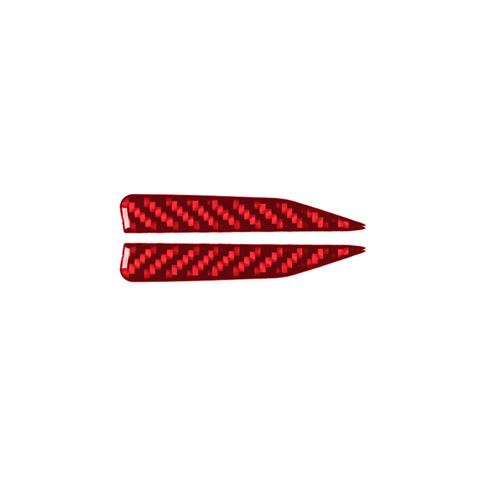 2Pcs Red Carbon Fiber Door Handle Cover Trim  for ford  for Mustang Mach-E