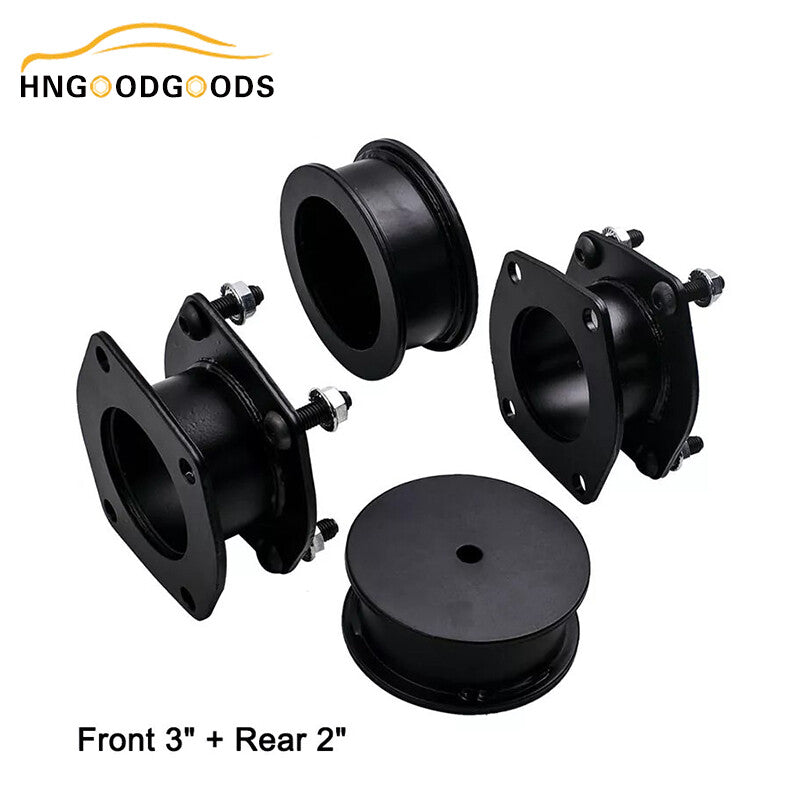 3-inch front and 2-inch rear leveling lift kit with suspension lift strut spacing suitable for Commander XK