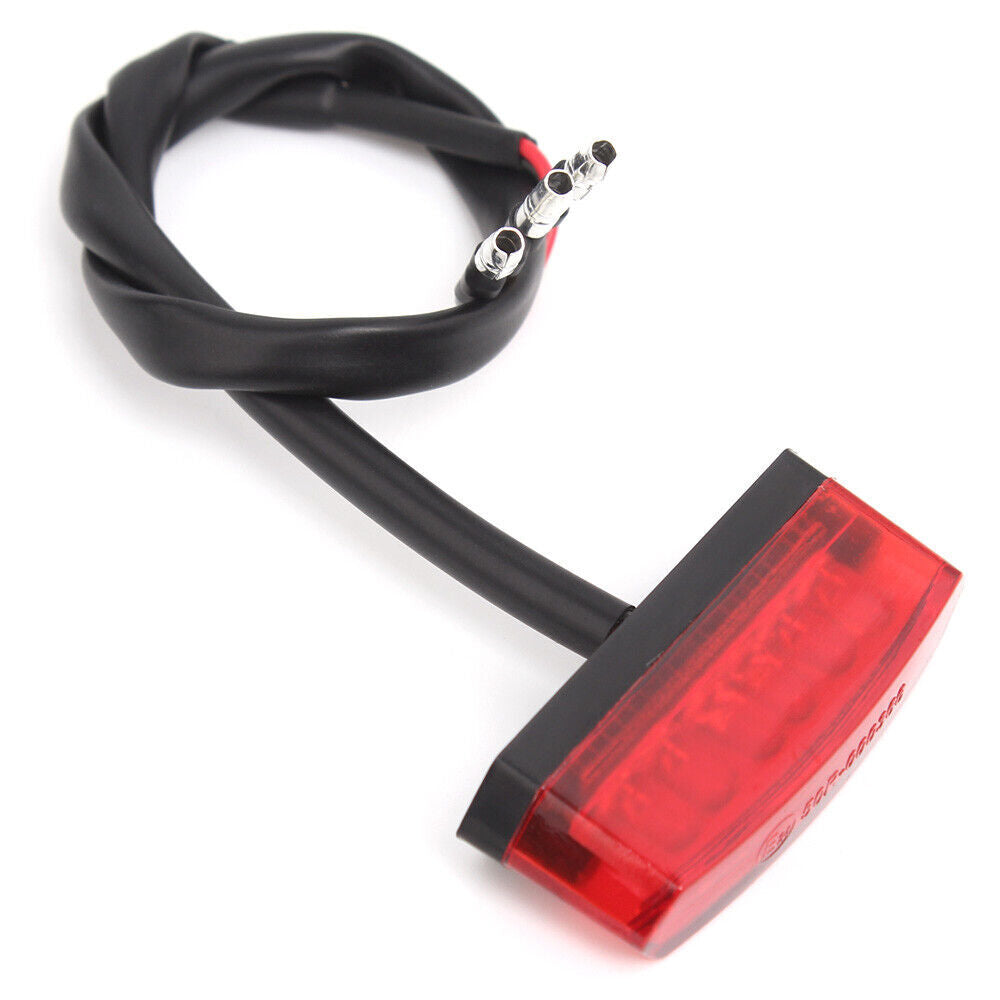 1PCS Universal Motorcycle Red LED Tail Light Rear Running Stop Brake Bright Lamp