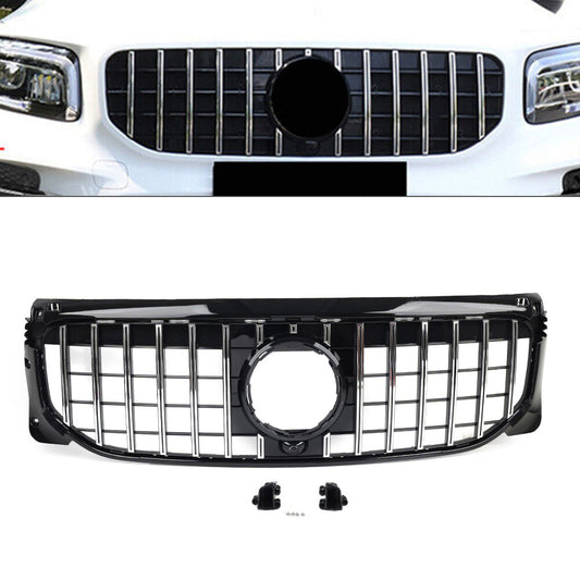 Fit for Benz GLB Class W247 X247 GLB250 2019-2022 GTR Style Front Bumper Hood Grille