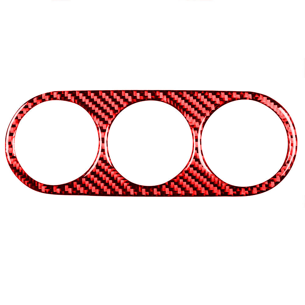 Red Carbon Fiber Interior Panel Cover Fit for Mazda MX-5 Miata 09-15
