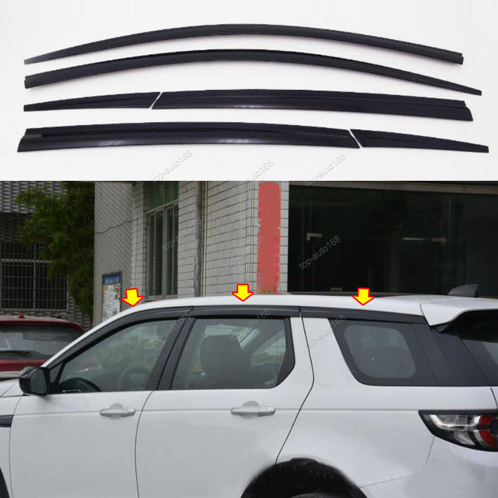 For Discovery Sport 2015-2024 Black Window Vent Visor Sun Rain Deflector Guard