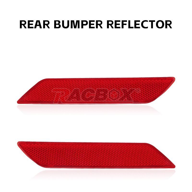 Red Lens Rear Bumper Lower Reflector Left Right For 2013 2014 2015 for Honda for Civic