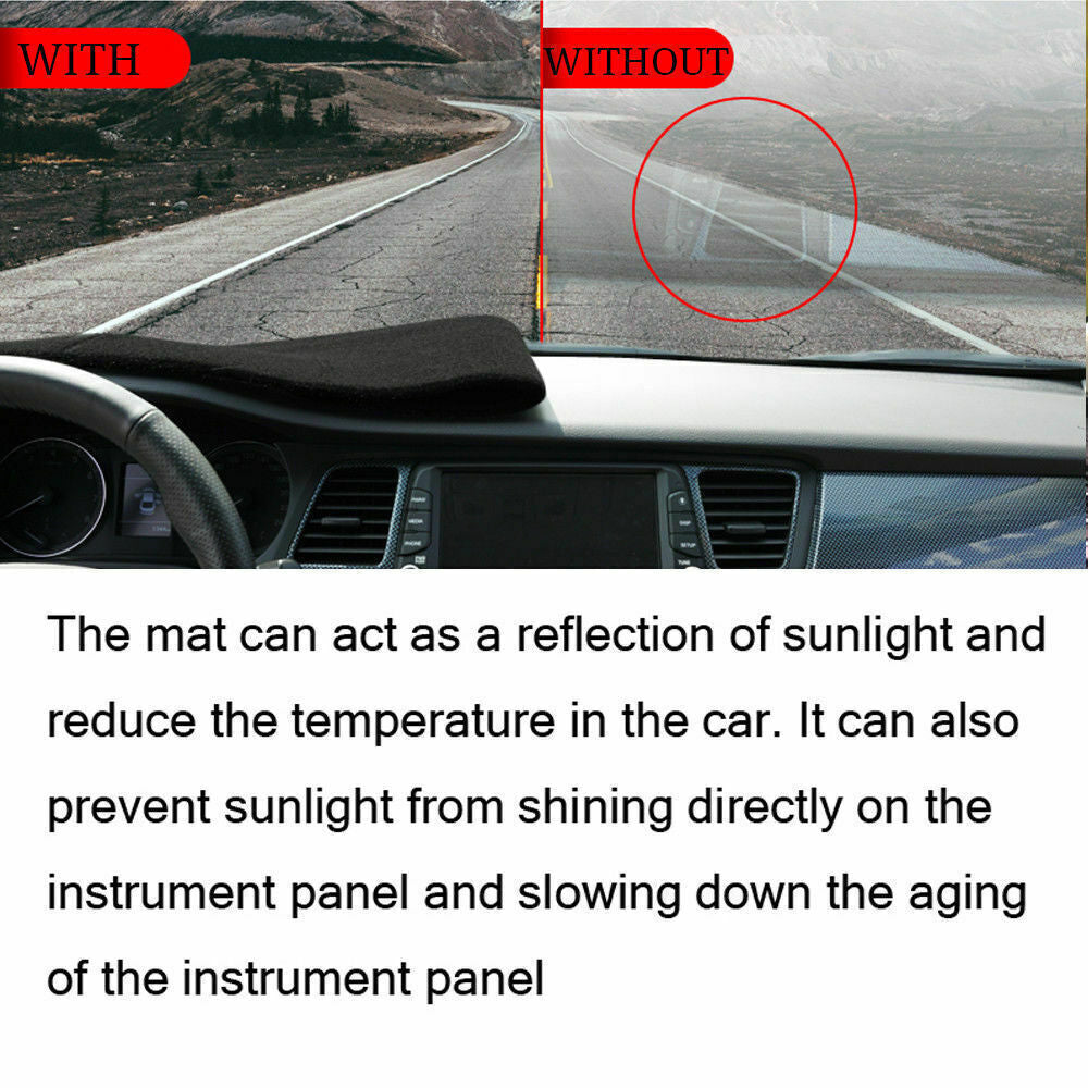 1PCS Inner Dashboard Dash Mat Non-slip DashMat Sun Shade for Lincoln MKZ 2017-20