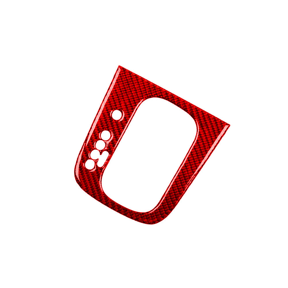 Red Carbon Fiber Automatic Gear Shift Trim for Volkswagen for Jetta Sedan 2011-2014