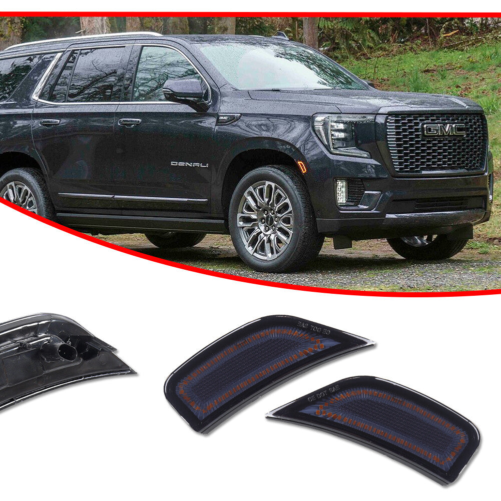 Amber LED side marker lights for 2021-2023 for Cadillac for Escalade,for Chevrolet Suburban for GMC