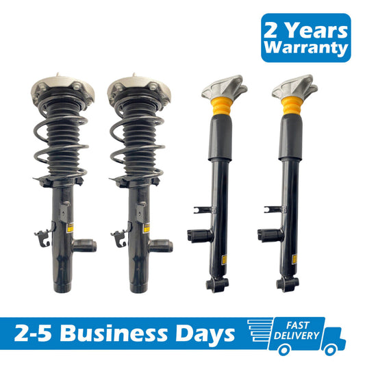 4-piece front and rear shock absorber struts from Assys EDC for BMW F30, F31, 320i, 328d, 330i, 340i xDrive.