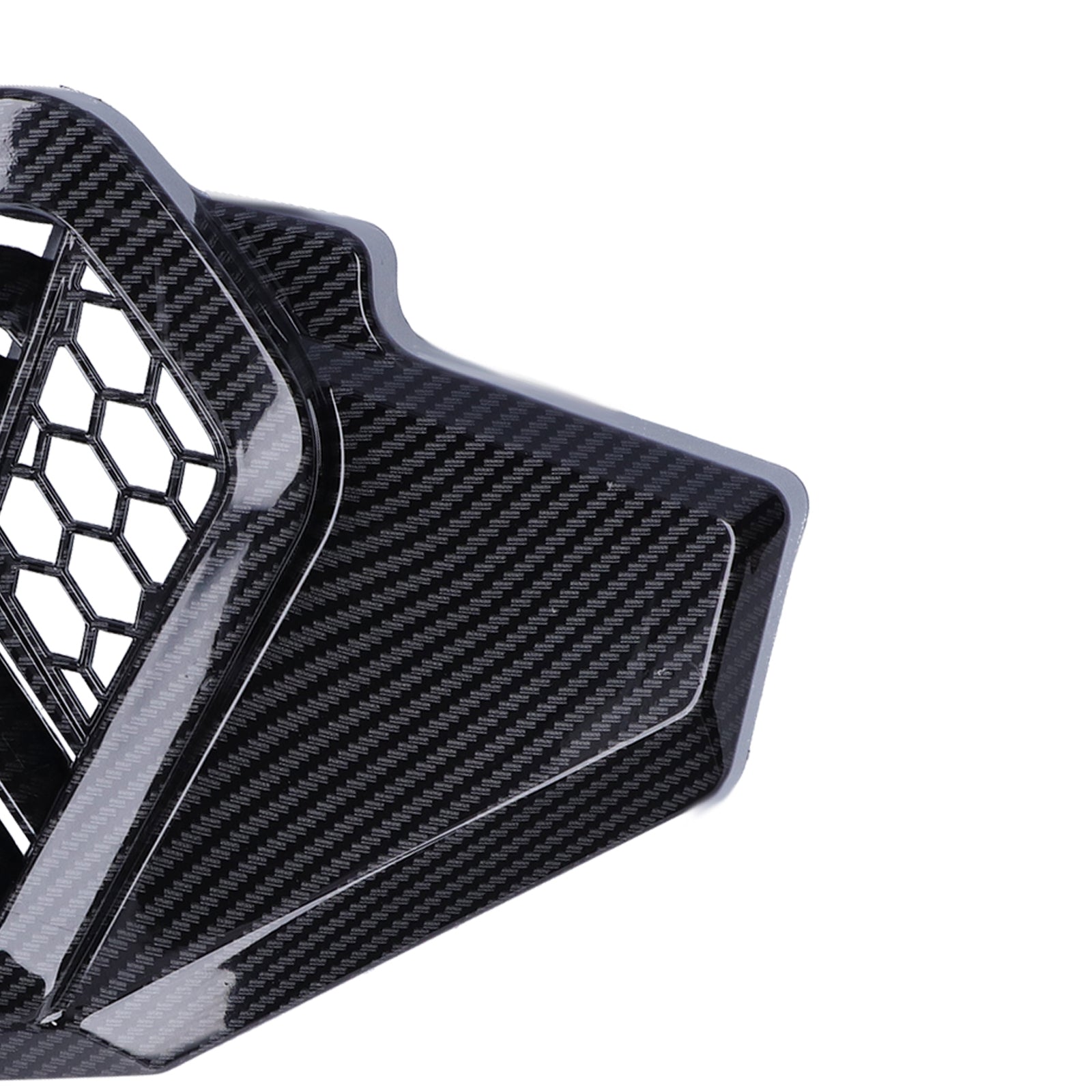 Auto Radiator Panel Cover Side Guard Cap Carbon Fiber Style For