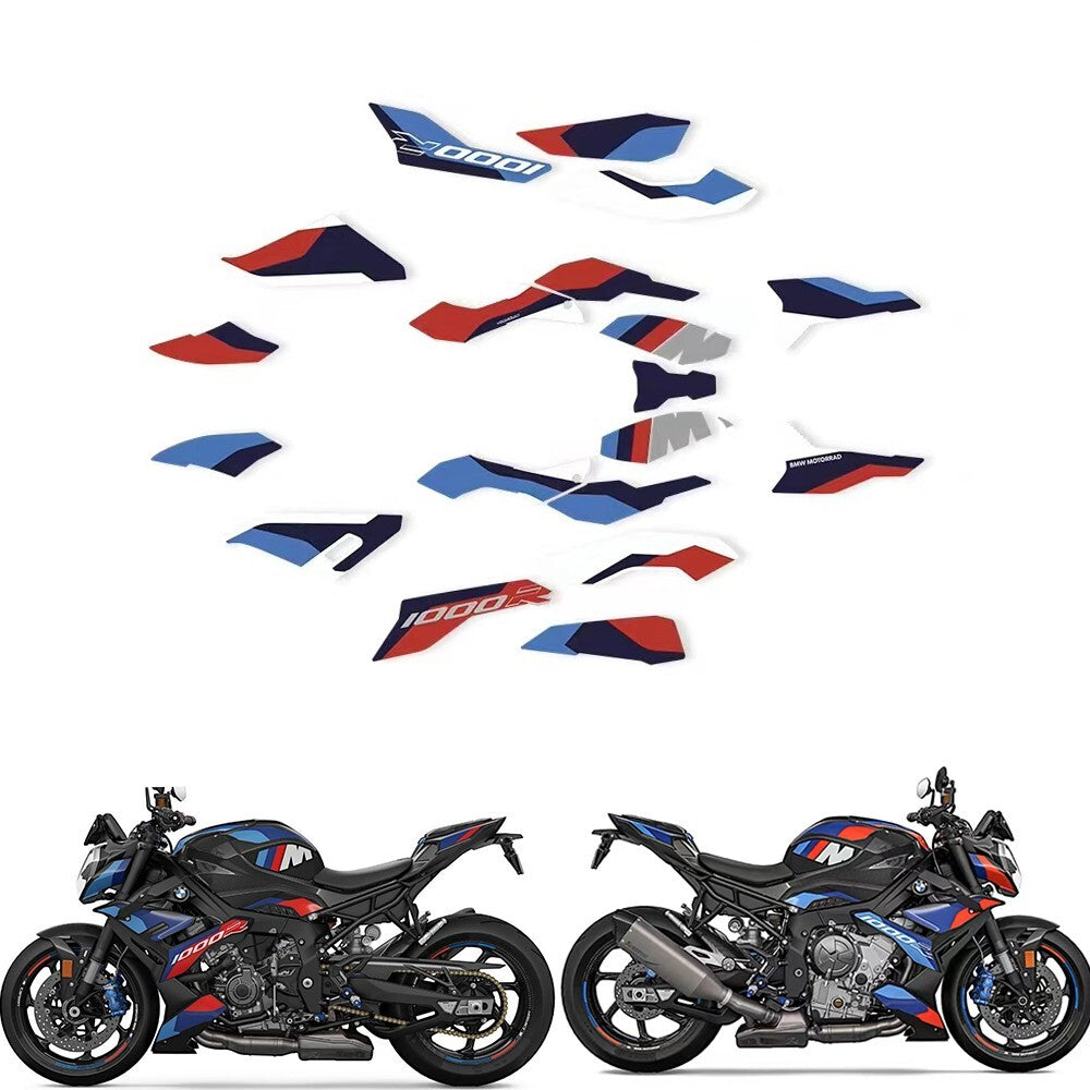 Fit S1000R s1000r for BMW Front Sides Sticker Vinyl Set Kit 2021-2023 Black S1000R