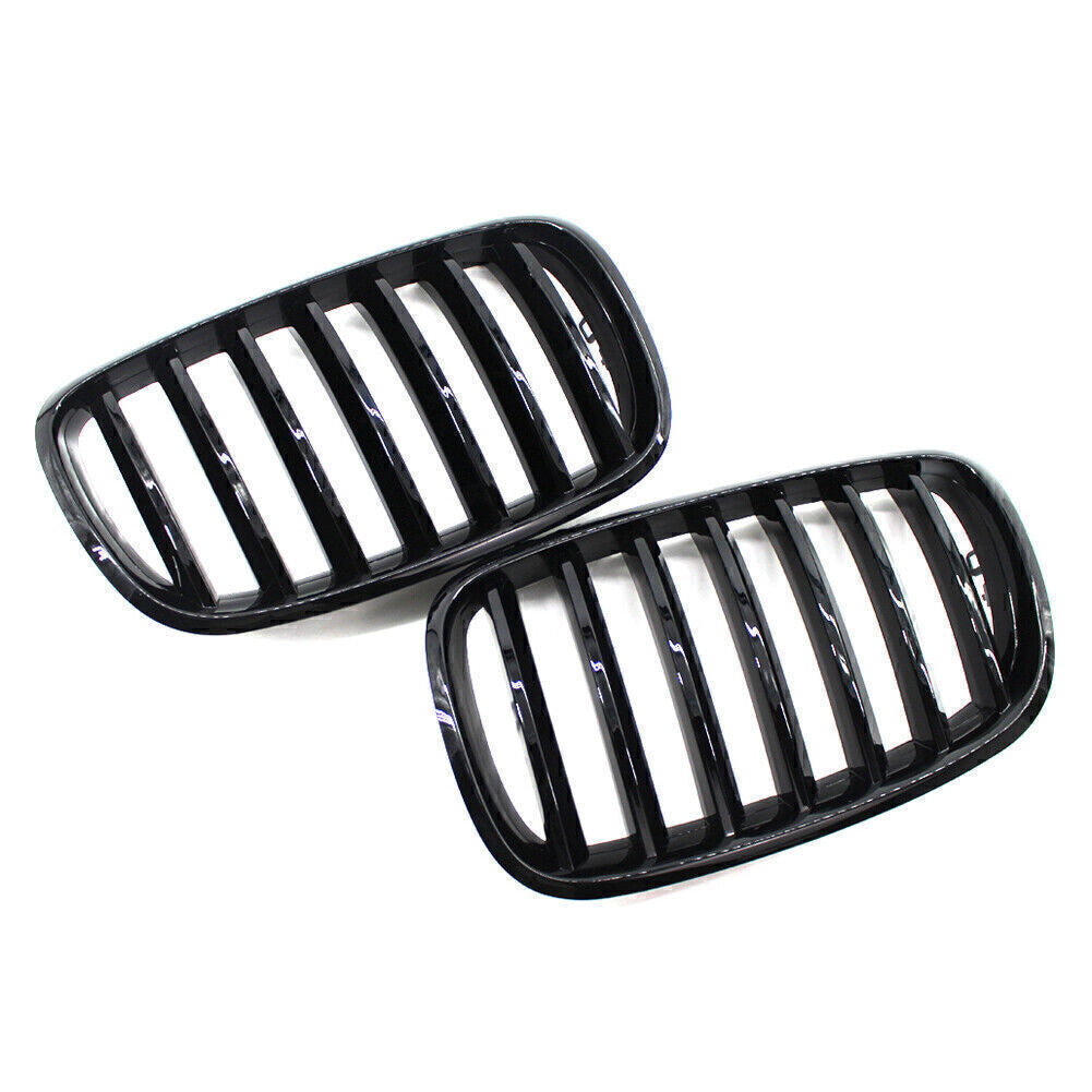 Front Bumper Kidney Sport Grille Grill Glossy Black for BMW E70 E71 X5 X6 07-13