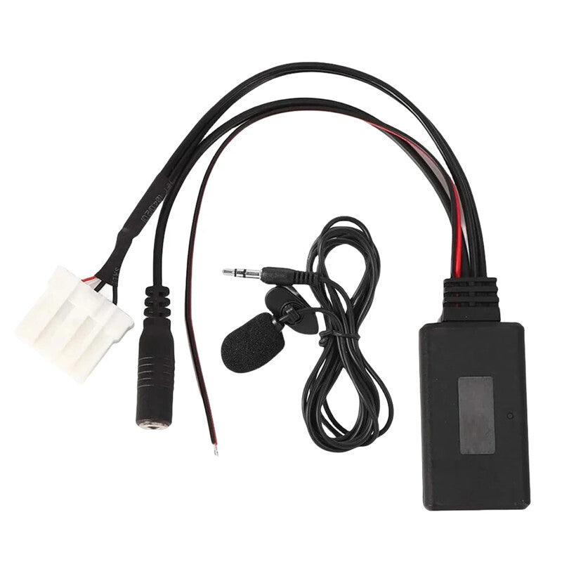 Car Radio Wireless Bluetooth Module Aux Adapter Music Audio Adapter for Mazda
