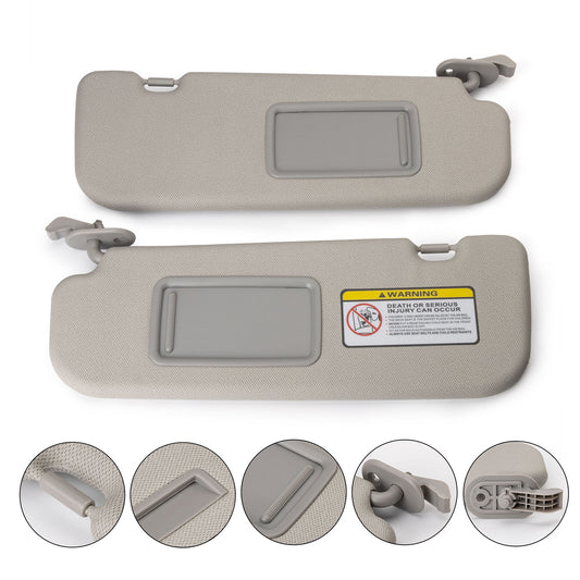 2PCS Car Sun Visor Right +Left Side for Hyundai for Elantra Gray 852103X000TX NEW