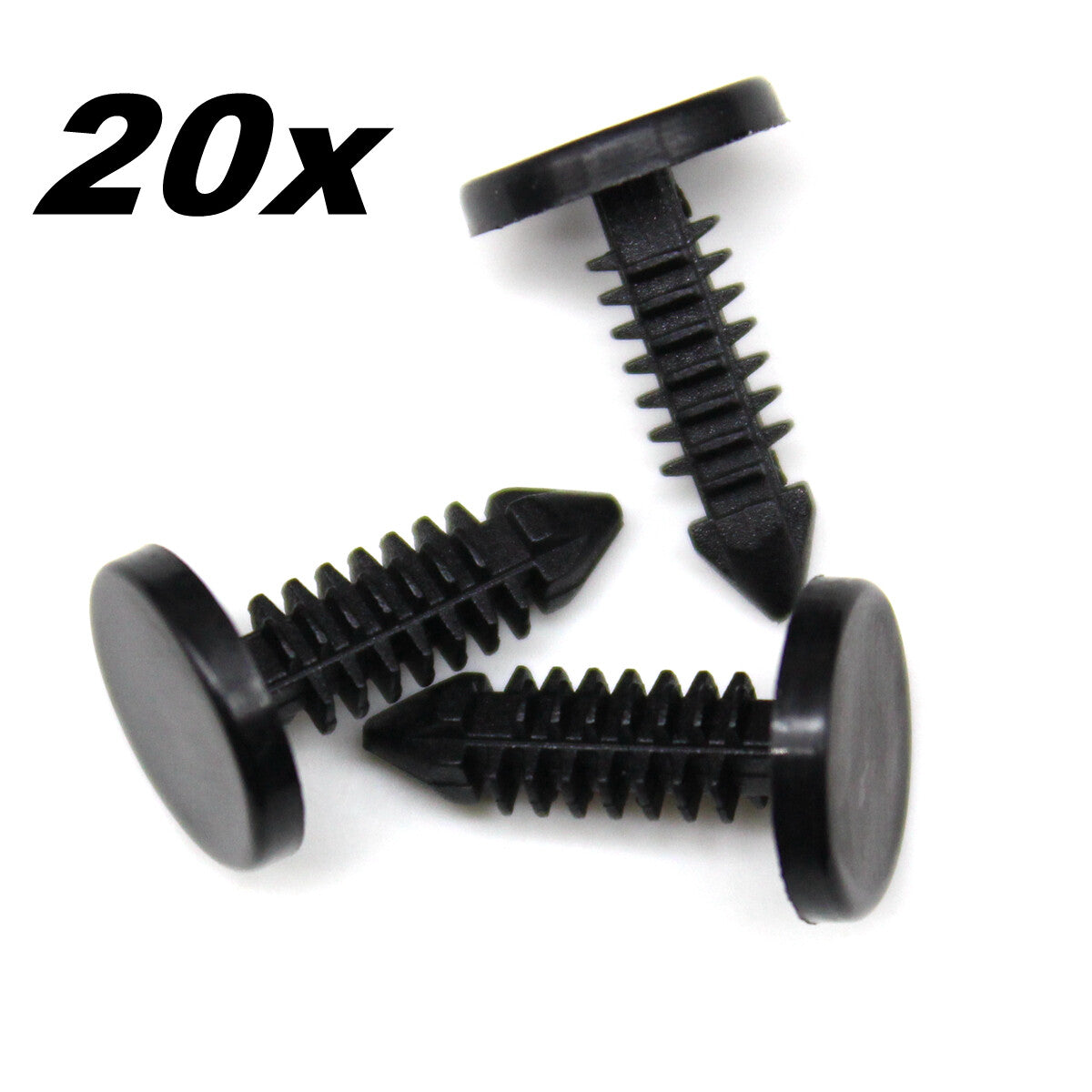 20 Pcs Weatherstrip Clip Fastener 3/16 Hole Nylon Retainer For GM for Ford for AMC