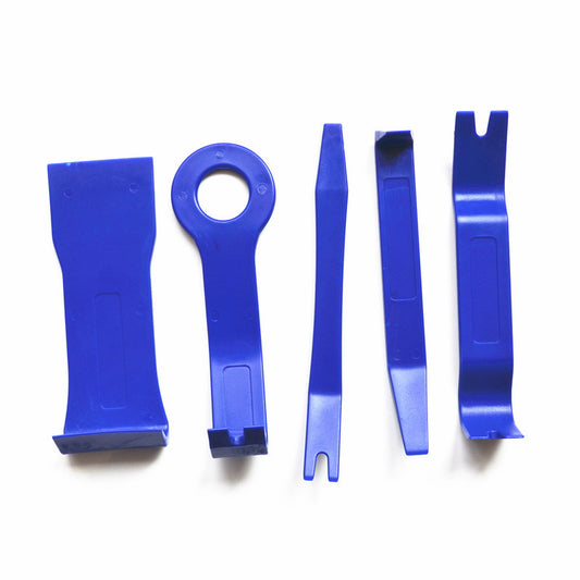 Car 5in1 Vehicles Trim Interior Panel Clip Lights Pry Open Tools Repairing Kit