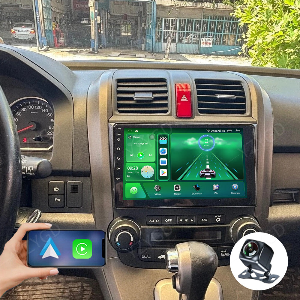 for Honda CRV 2007-2011 Android Auto Carplay Car Stereo Radio GPS WiFi Screen BT