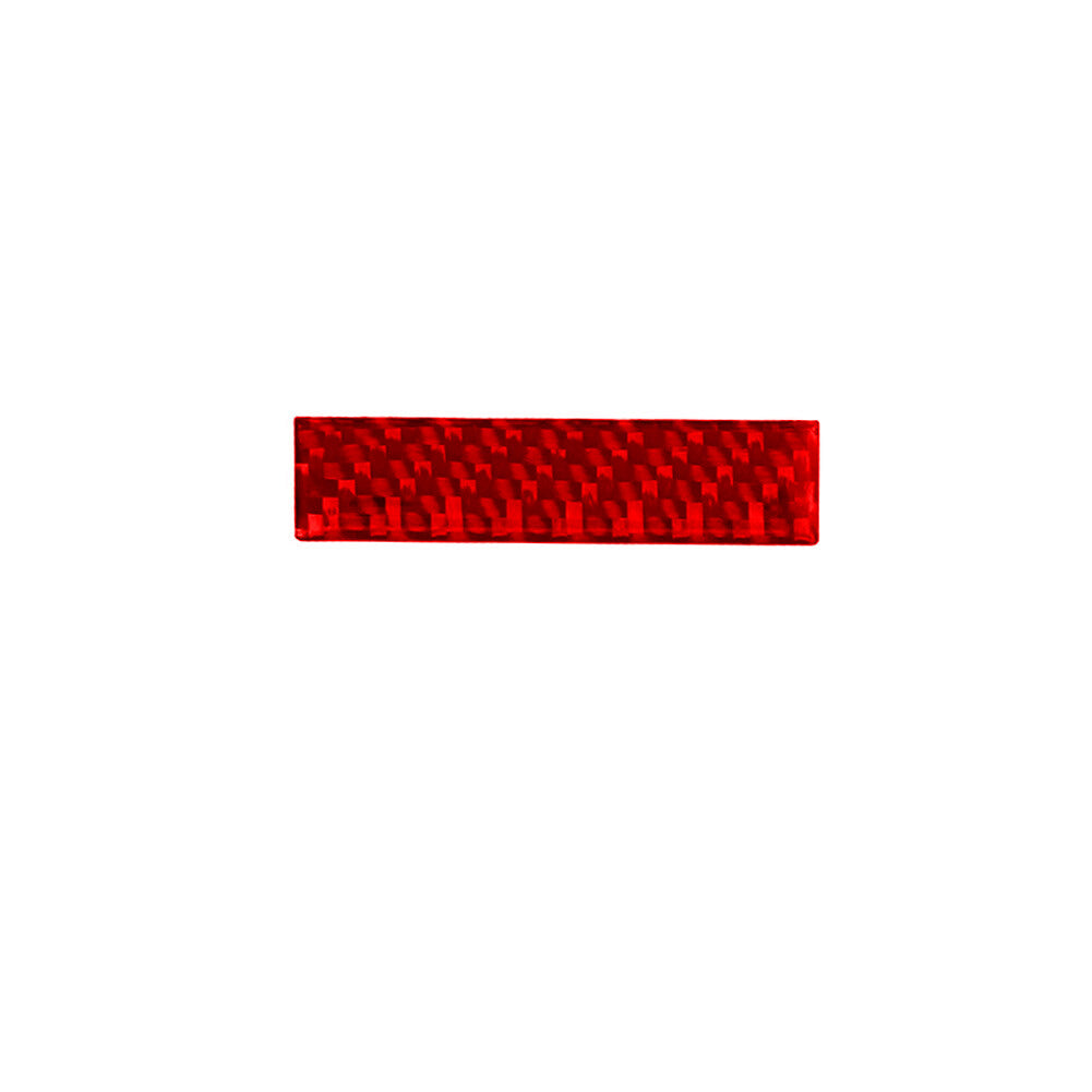 Red carbon fiber trunk control switch trim for Porsche 718 2016-2022