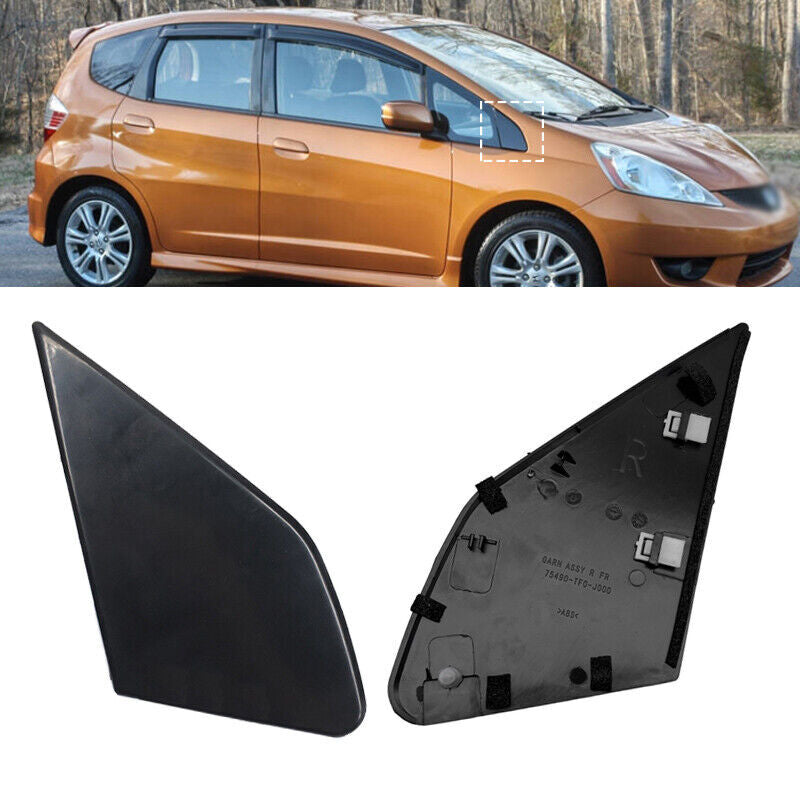 for Honda Fit 2009 2010 2011-2013 Front Door Garnish Window Glass Plate Trim Cap