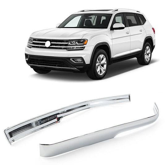2x Chrome Rearview Door Mirror Cover Trim Strip Fit for Volkswagen Atlas 2017-2024