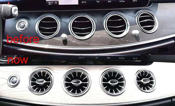 8x Adjustable air ac vent purifier ventilation for Mercedes E class W213 17-2023