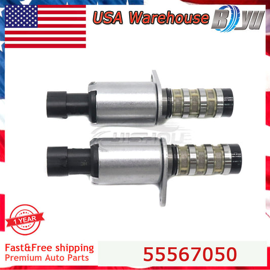2pcs for Chevrolet for Cruze Sonic 1.6L 1.8L Variable Valve Timing Solenoid VVT