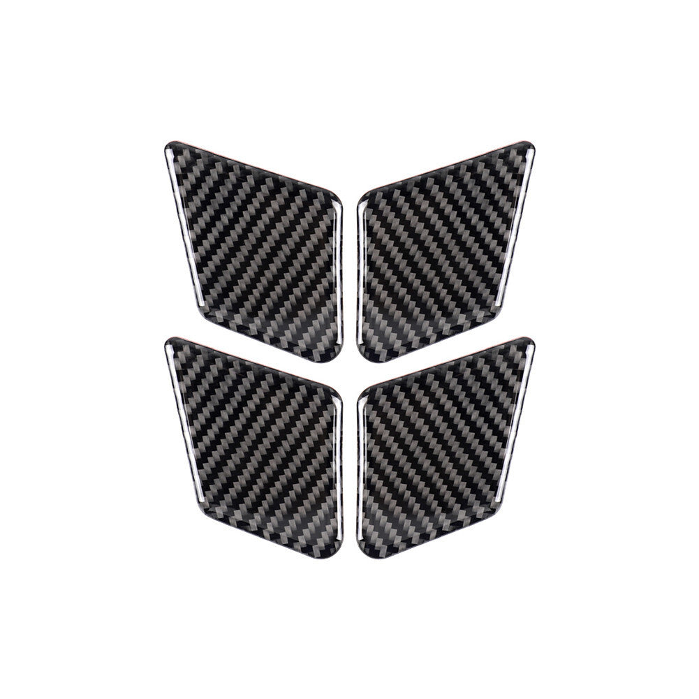 Carbon Fiber Door Handle Tray Trim for Mercedes-Benz C E-Class W204 W212 2009-15