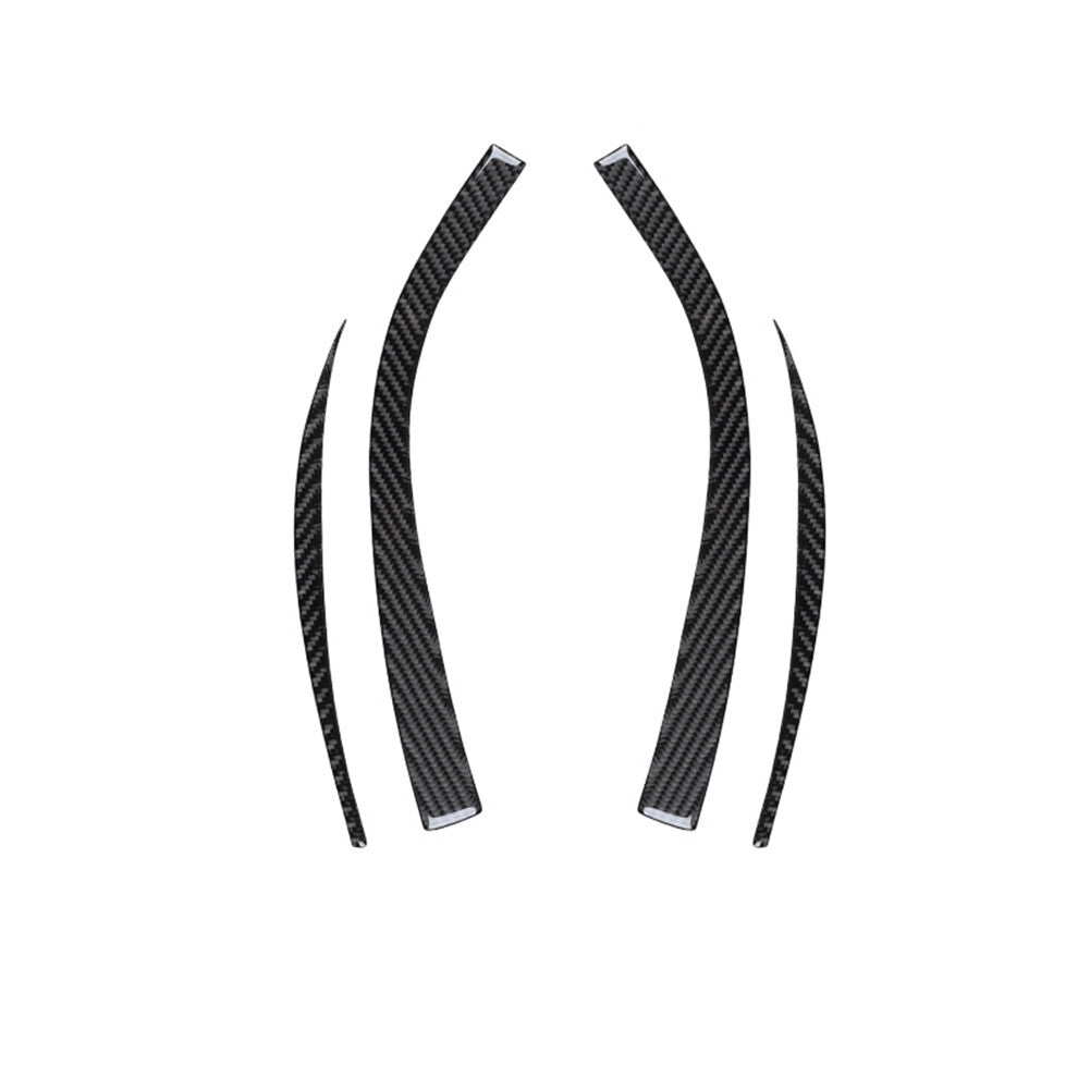 4Pcs Carbon Fiber Side Door Bumper Protector Cover Trim for Toyota Supra A90