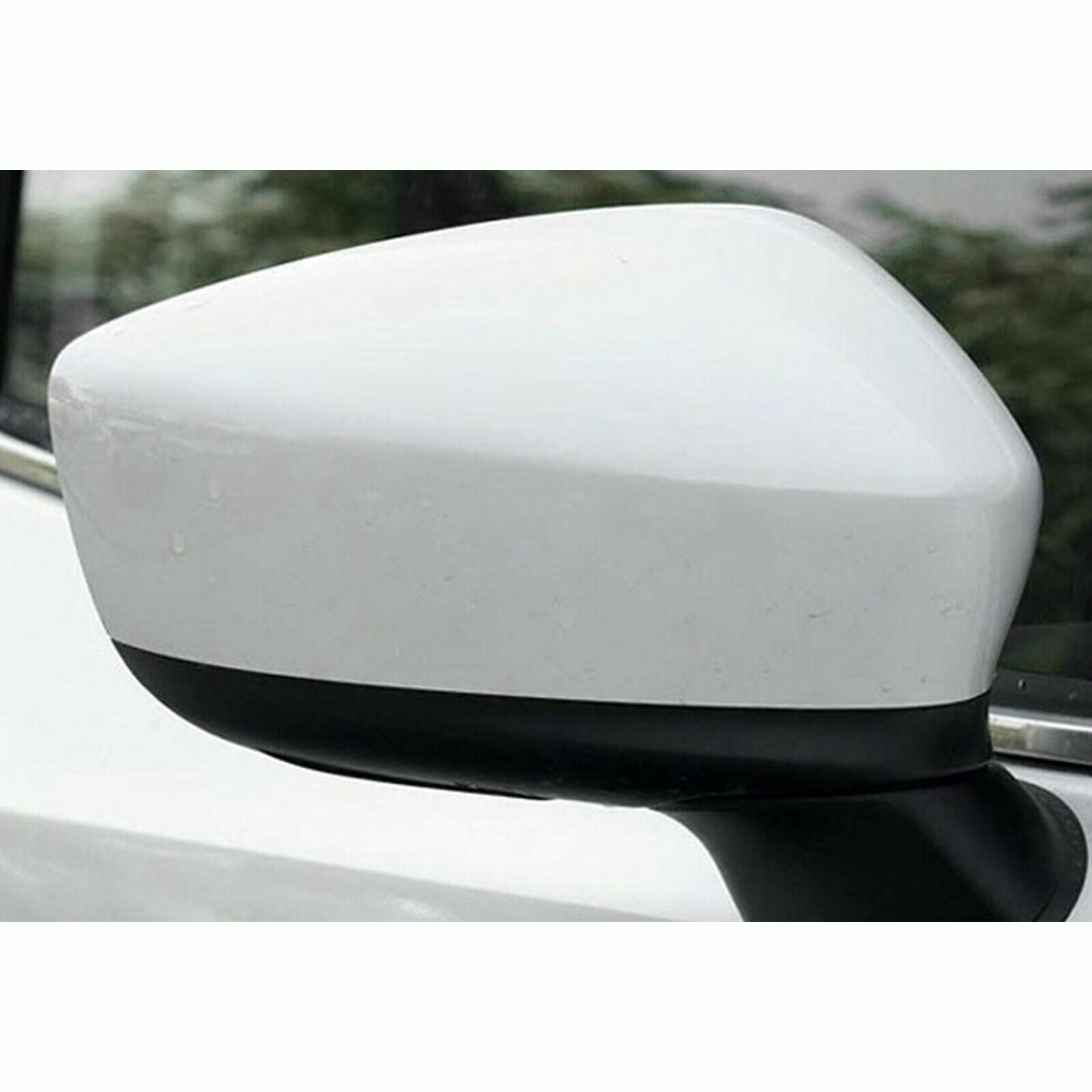 For 2014-2016 for Mazda 3 White Right Passenger Side Mirror Cap Cover Replacement AT
