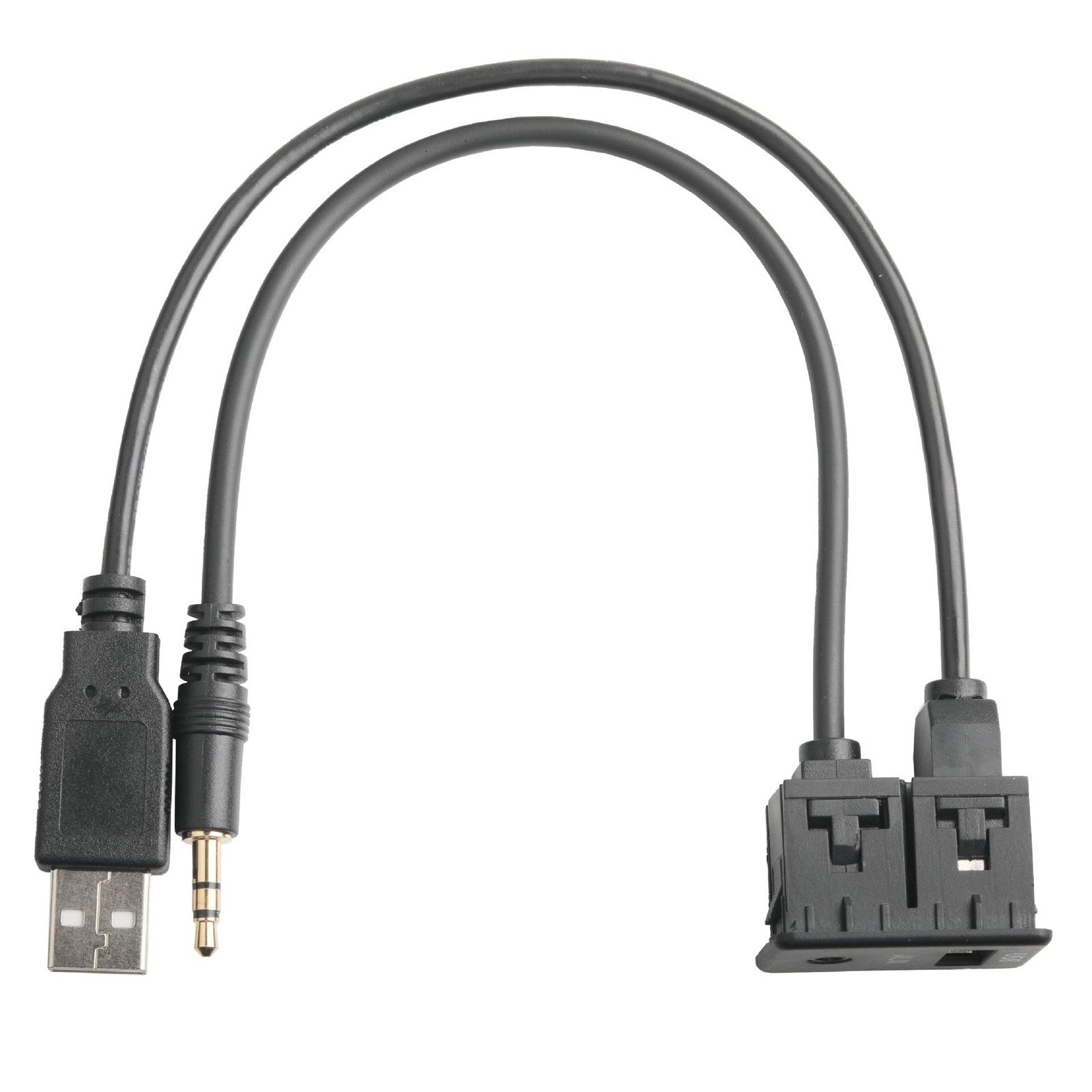 1x 15CM Car Dash Mount AUX USB Port Panel Auto Boat USB Extension Cable Adapter