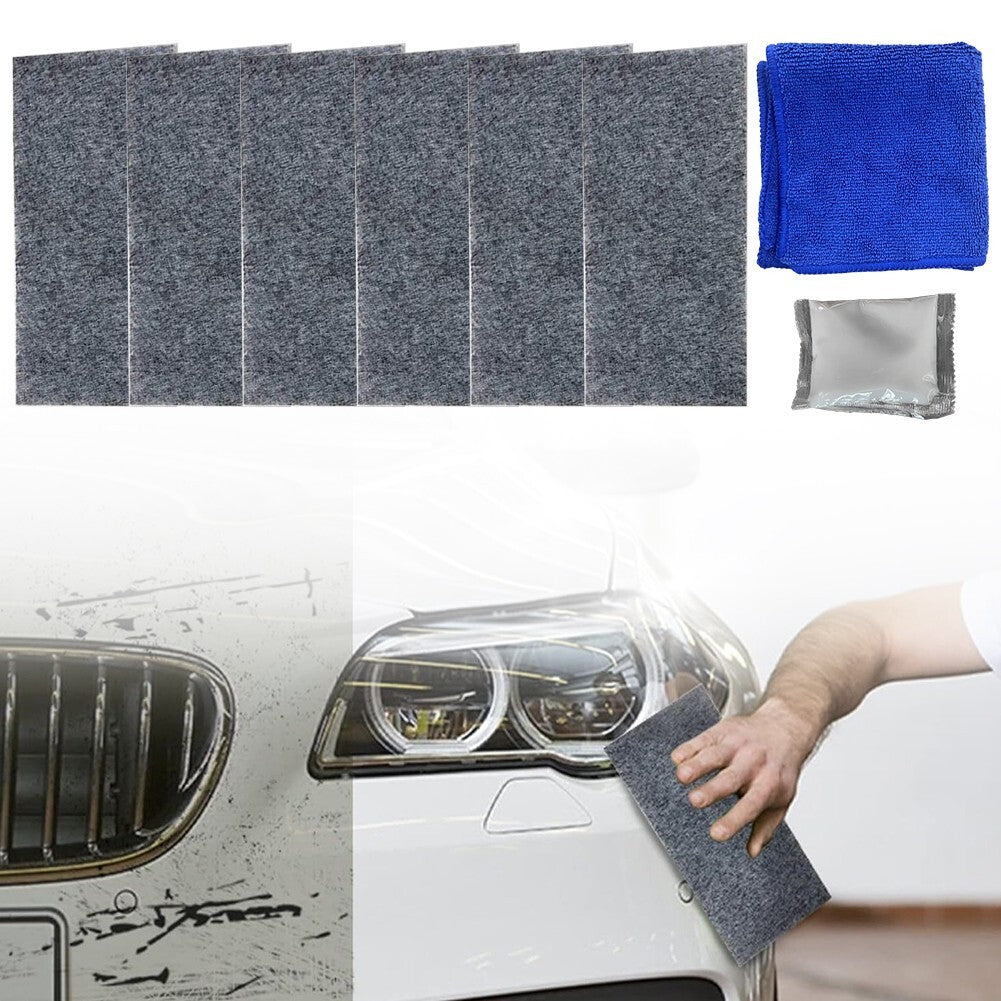 6PC Car Scratch Repair-Nano For Car Scratch Removal New With 1PC Cleaning Cloth