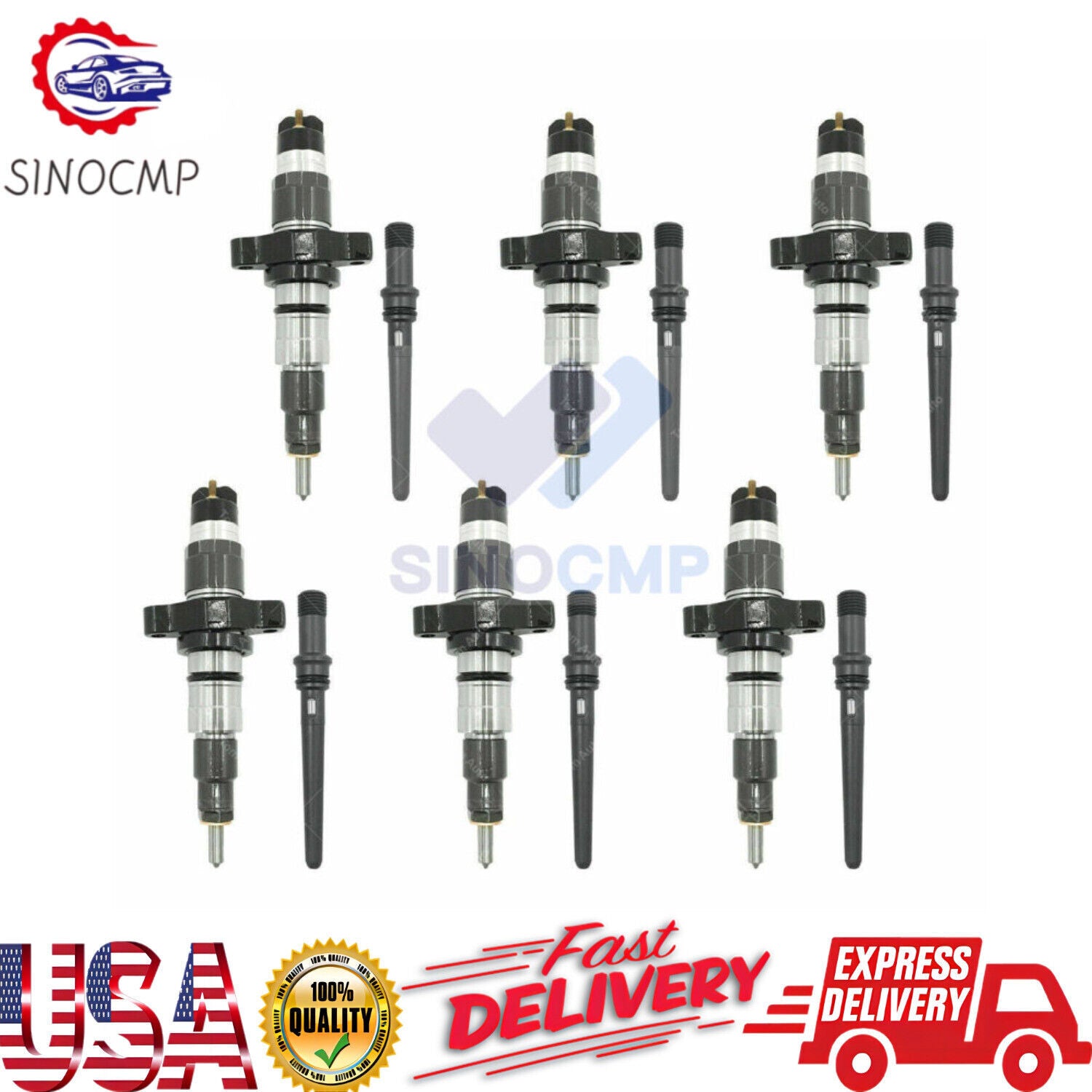 6x Diesel Fuel Injector Fit for Dodge for Ram 3500 2500 Truck 5.9L 2003-2004