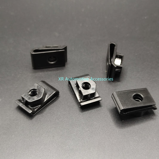 for Nissan for Infiniti Front Bumper License Plate U-shaped Screw Clip 01241-01051