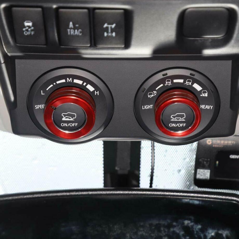 For 4runner TRD Driving Mode Switch Button Trim Button Cover Bezel Aluminum