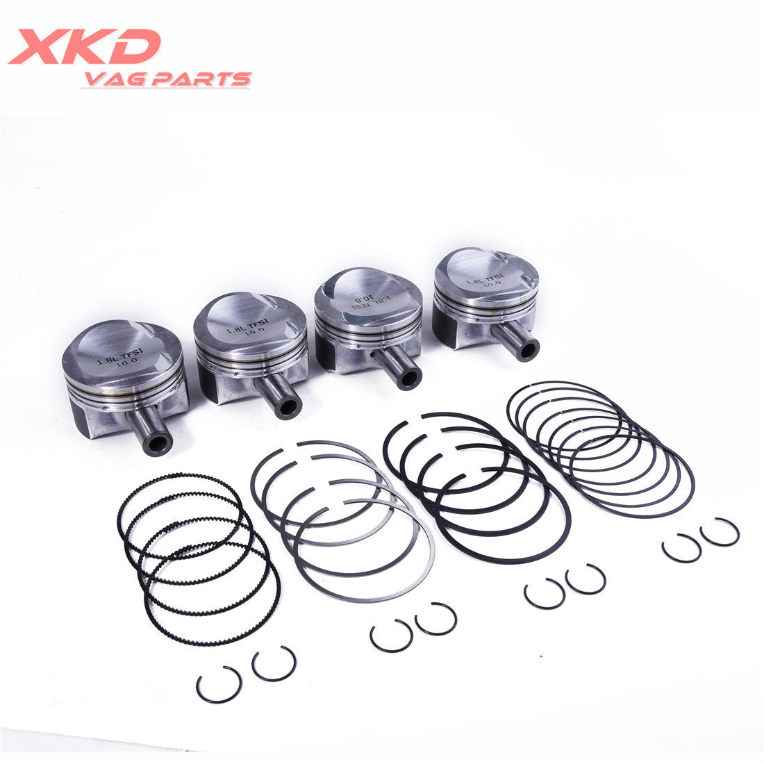 1.8T EA888 Piston Assembly w/Upgrades Wave Scraper Ring for VW for Passat CC