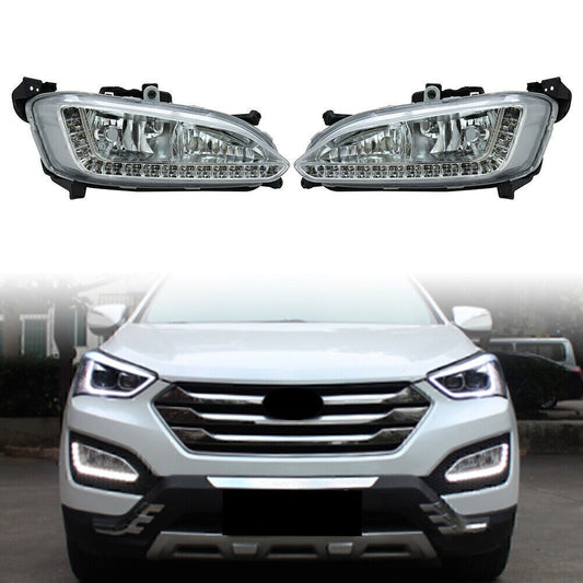 LED Daytime Running Lights DRL for Hyundai Santa Fe/IX45 2013-2015 2014
