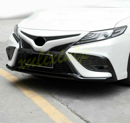 Glossy Black Front Bumper Moulding Cover Trim For 2021-2023 for Toyota for Camry SE XSE