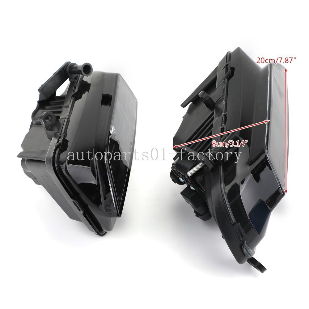 1Pair Front Bumper Mounted Foglight for Audi S4 A4 S-Line B8.5 2013-2015